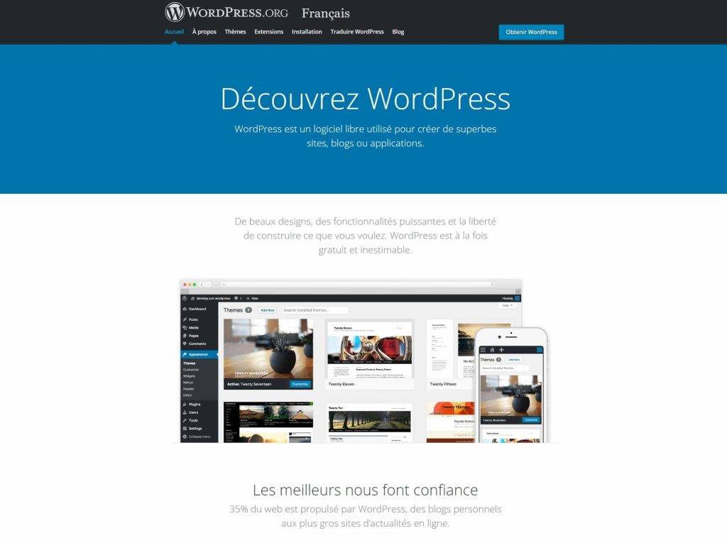 Créez un site gratuit sur Wordpress  Facile à comprendre