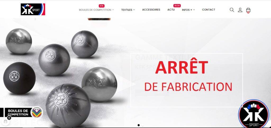 arrêt de fabrication KTK