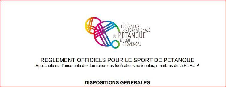 You are currently viewing Nouveau règlement officiel 2021 de la  Pétanque