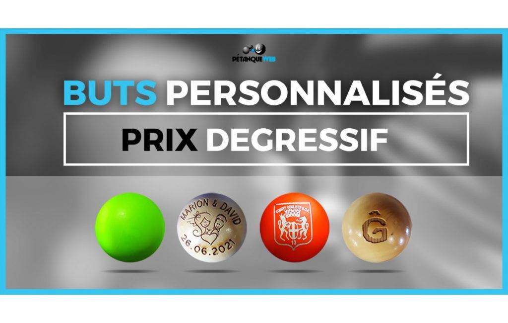 Des buts personnalisés pour se démarquer à la pétanque