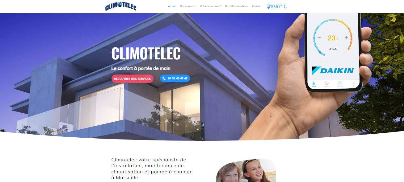 CLIMOTELEC installateur climatisation Marseille