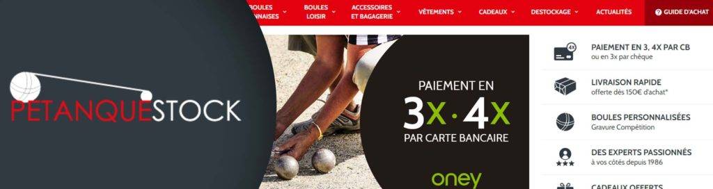 Pétanque Stock, votre magasin spécialisé