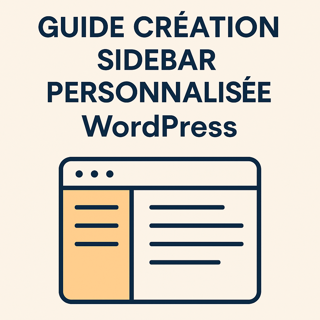 You are currently viewing Création de sidebar personnalisé sur WordPress