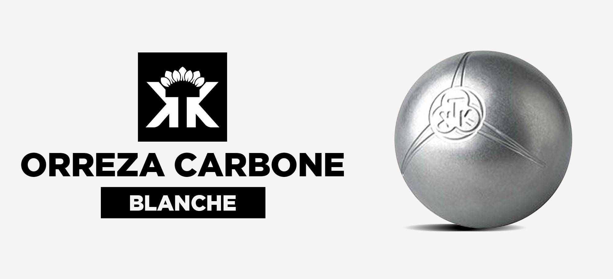 You are currently viewing Le point sur les boules de pétanque KTK Orreza carbone blanche