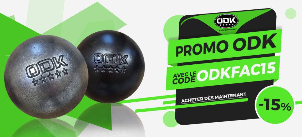 15 % de réduction sur les boules de pétanque Oddeka