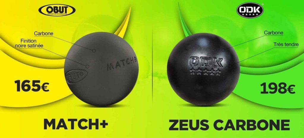 Obut Match+ vs Oddeka Zeus Carbone, quelle boule est la meilleure ?