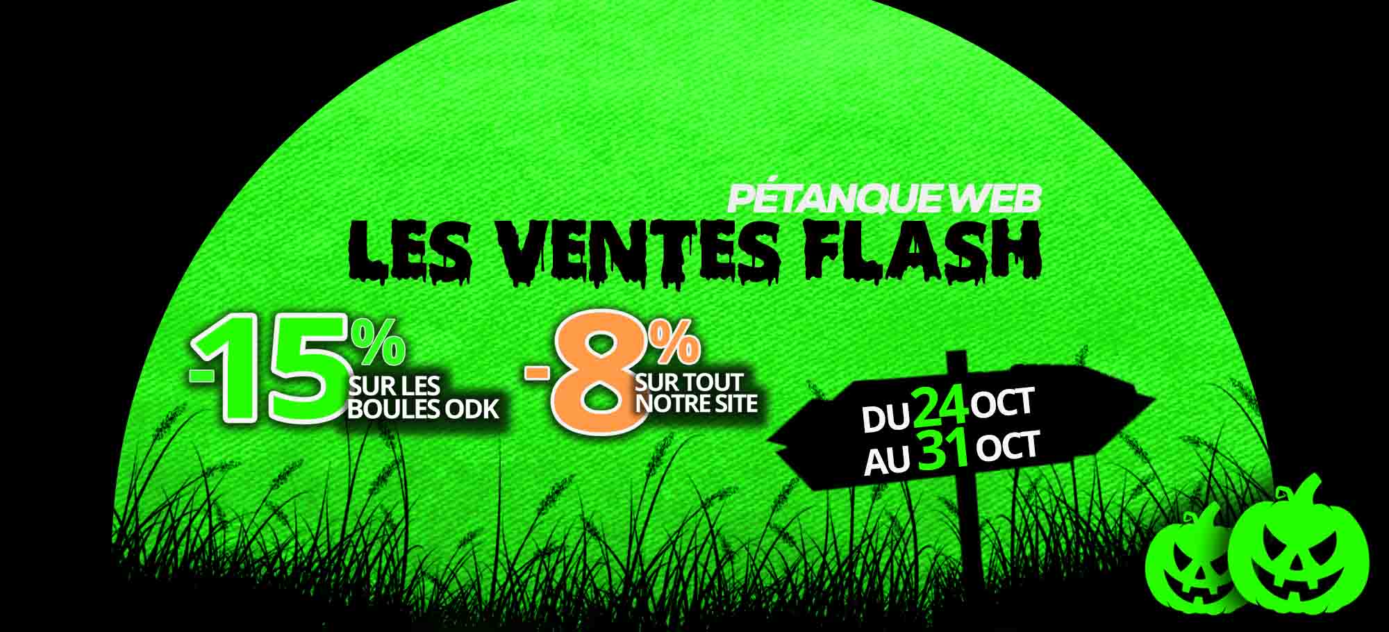 You are currently viewing Pétanque web : les ventes flash reprennent à l’occasion des fêtes d’Halloween !