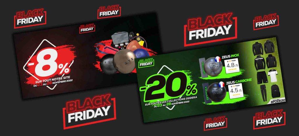 Black Friday : vos produits pétanque à petit prix sur Pétanque web