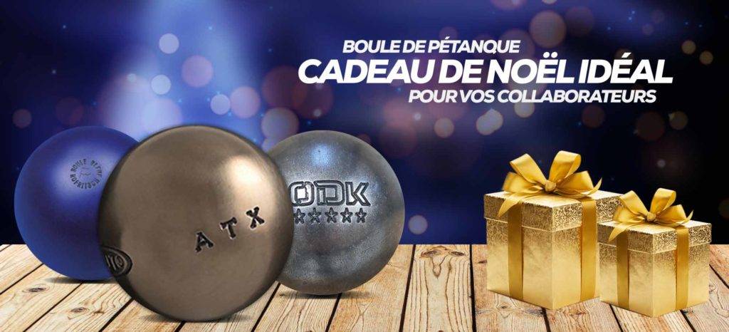 Des boules de pétanque en guise de cadeau de Noël