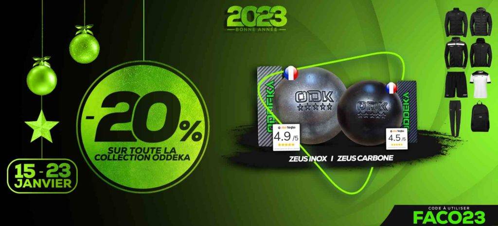 Remise sur les boules Oddeka pour la nouvelle année