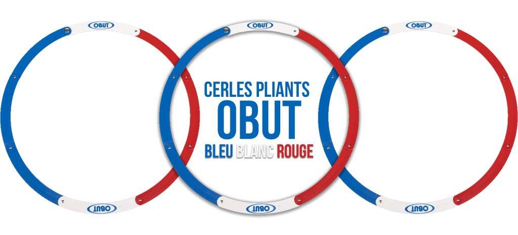 Les cercles pliants bleu blanc rouge Obut
