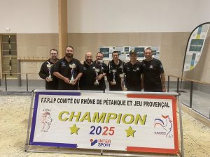 Lire la suite à propos de l’article Vaulx-en-Velin Champion du Rhône Triplettes 2025