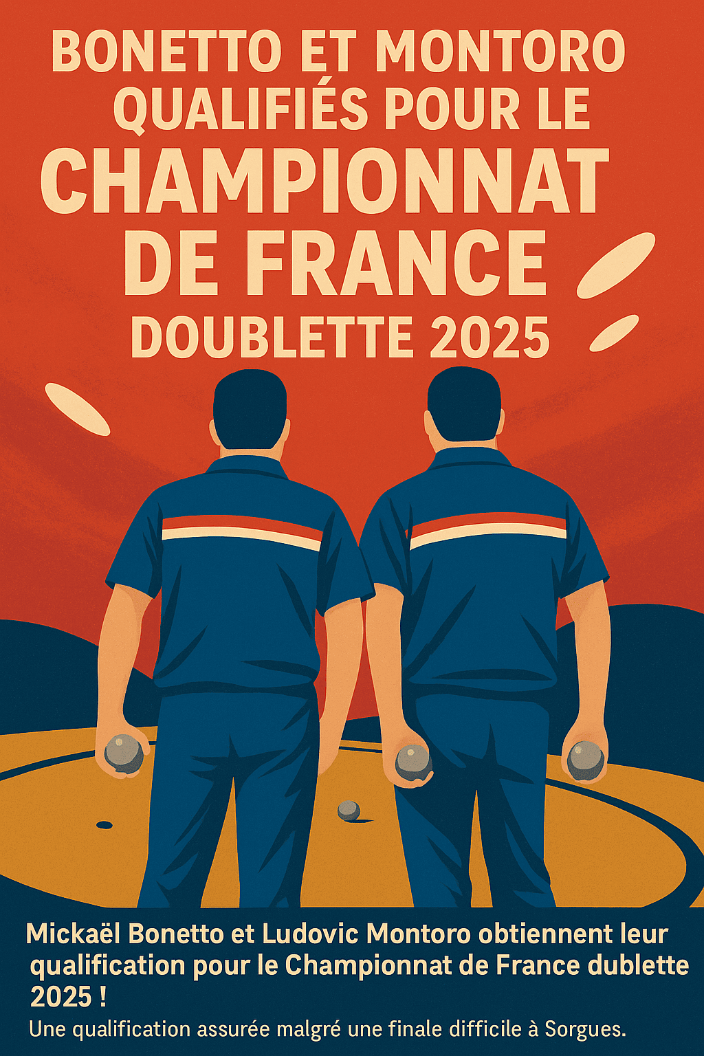 You are currently viewing Bonetto et Montoro qualifiés pour le Championnat France