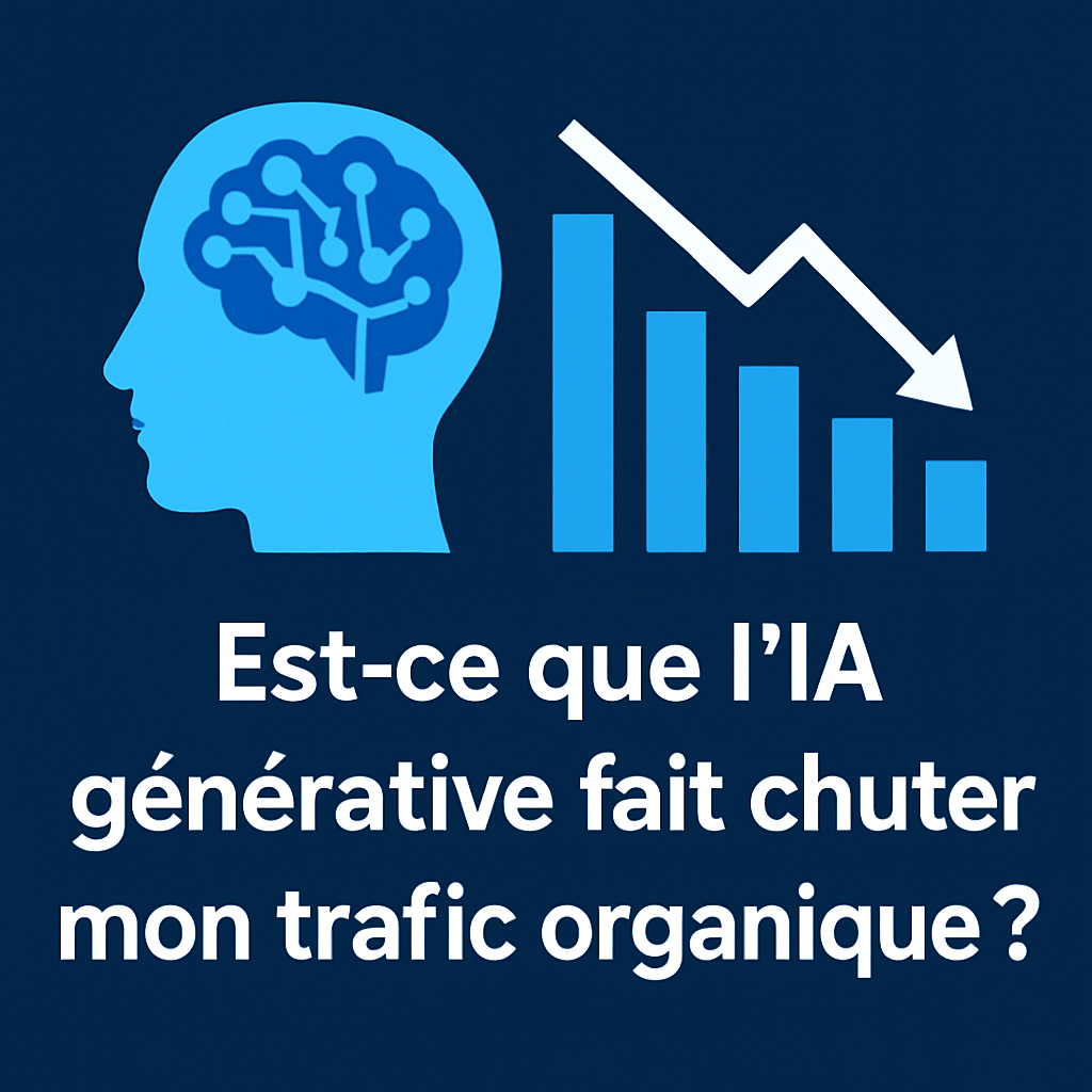 Est-ce que l’IA générative fait chuter le trafic organique d’un site web ?