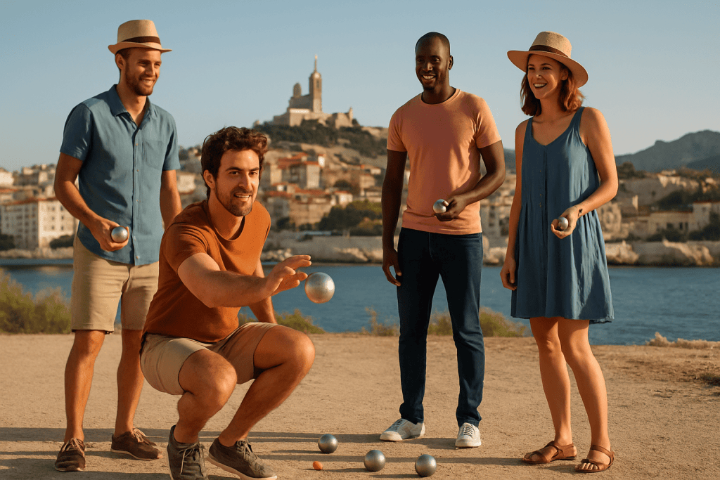 jouer à la pétanque à marseille pendant la période estivale