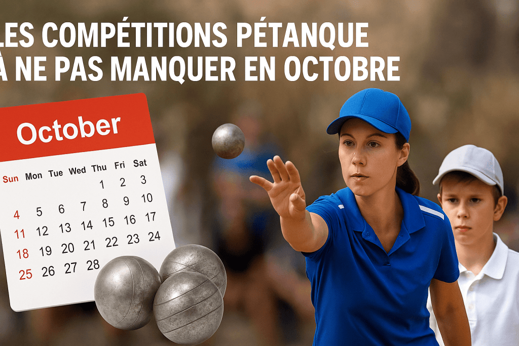 Compétitions pétanque octobre 2025 : 5 événements à suivre absolument