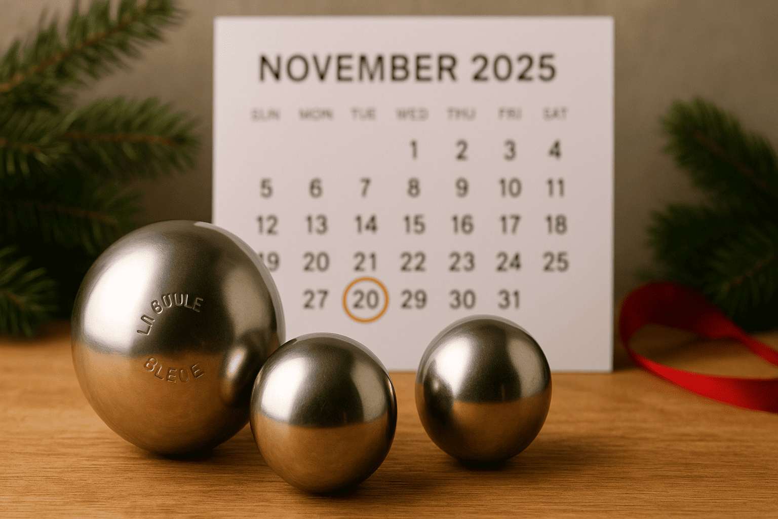 Commandez vos boules La Boule Bleue Noël avant le 20 novembre 2025