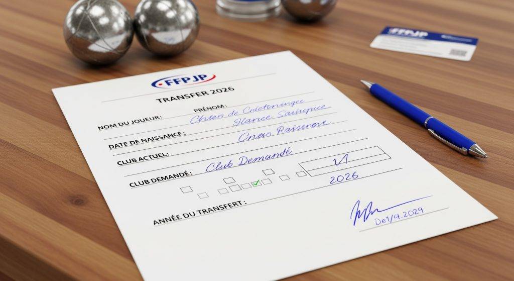 Mutation pétanque 2026 : tout comprendre sur les nouveaux tarifs, la procédure et les changements majeurs