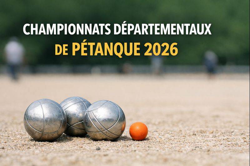 Championnats départementaux pétanque 2026 : Calendrier et guide complet