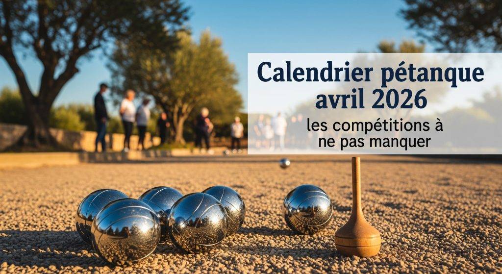 Calendrier pétanque avril 2026 : les compétitions à ne pas manquer