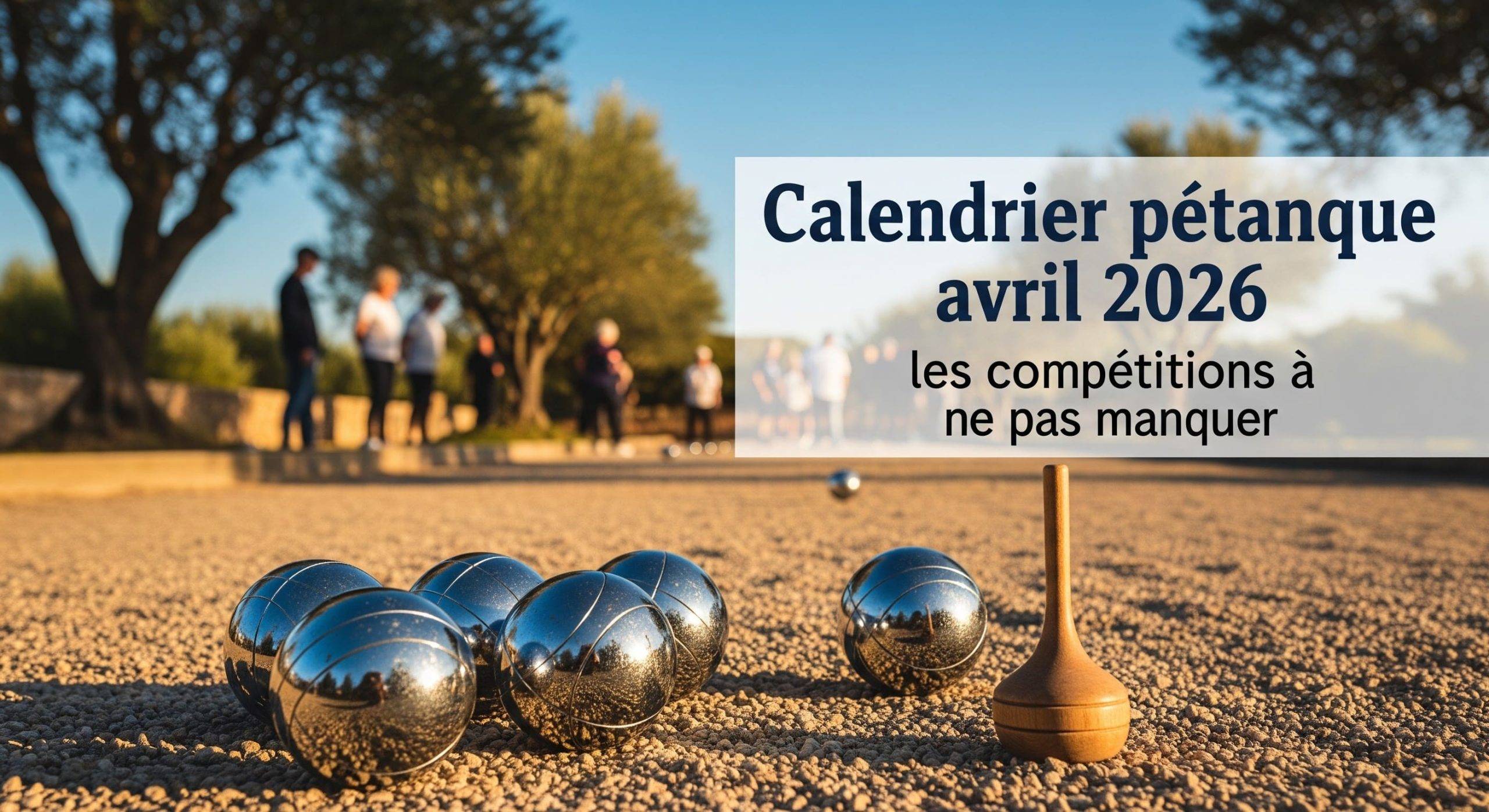Calendrier pétanque avril 2026 : les compétitions à ne pas manquer