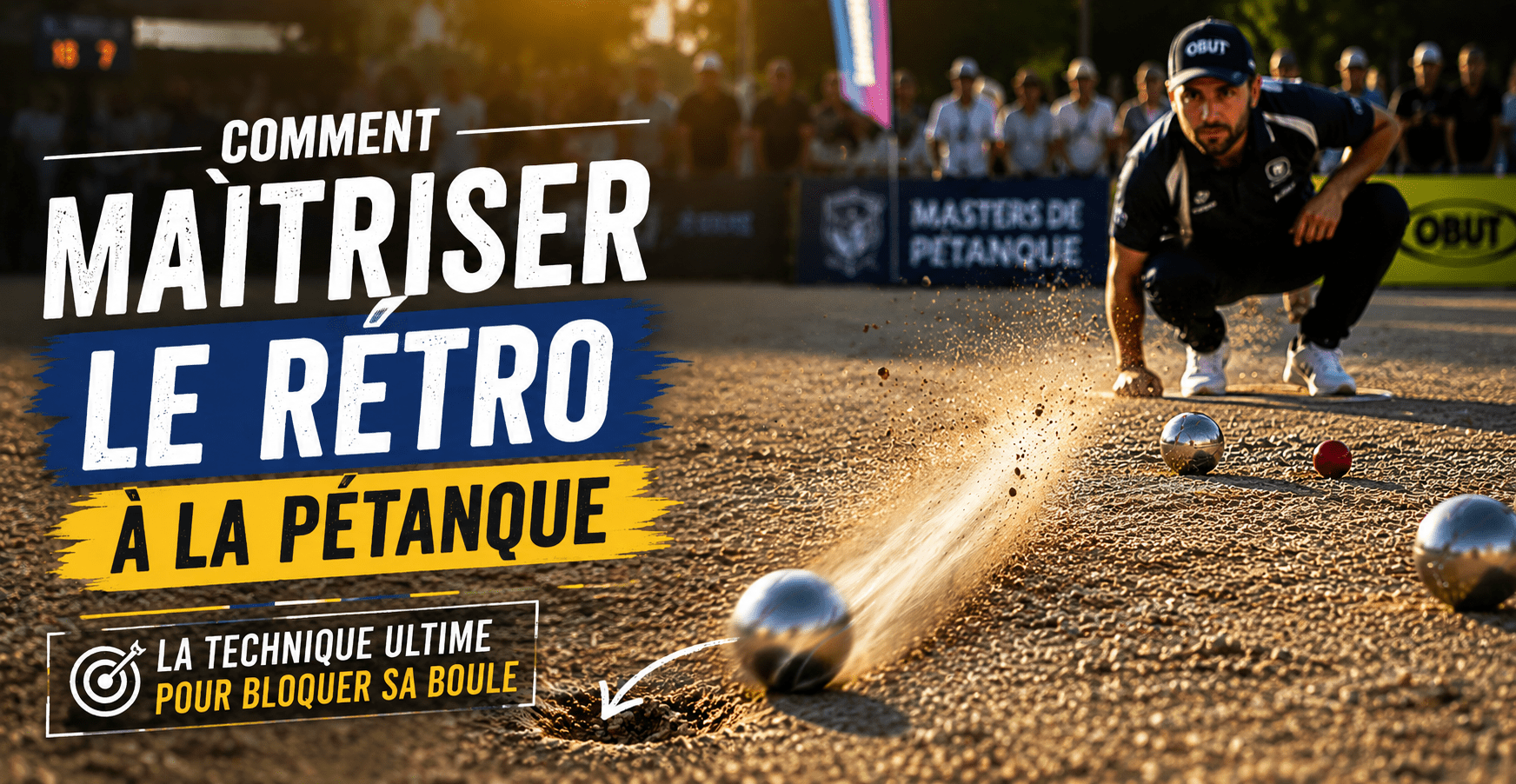 Comment maîtriser le « rétro » à la pétanque : la technique ultime pour bloquer sa boule