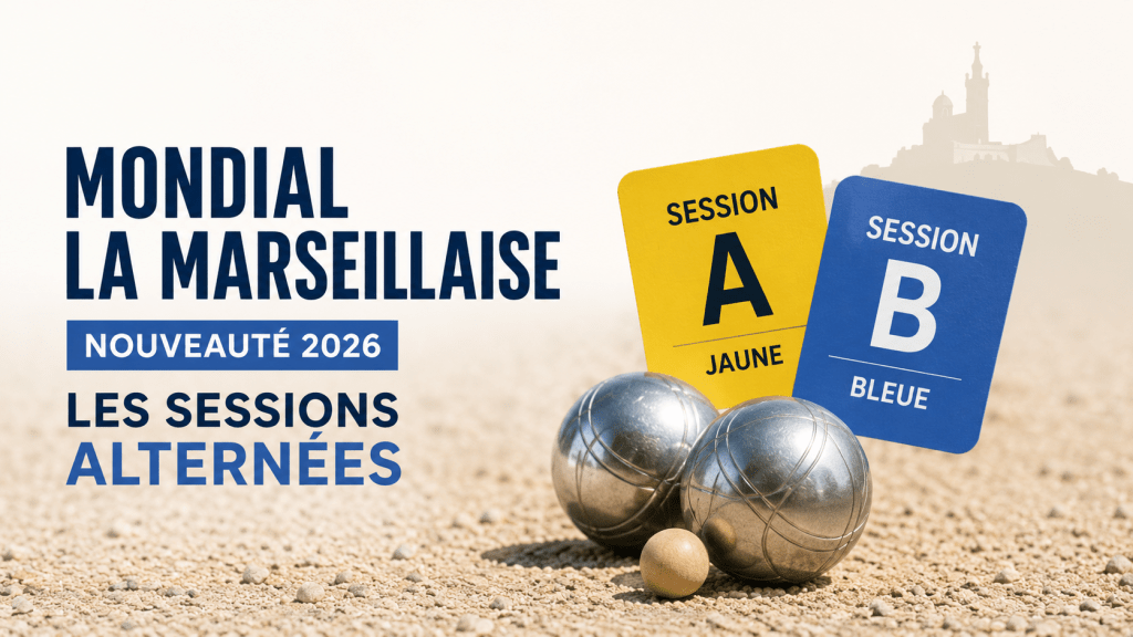 Sessions alternées : la grande nouveauté de La Marseillaise pétanque 2026