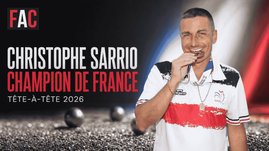 Christophe Sarrio enfin champion de France tête-à-tête après quatre finales perdues