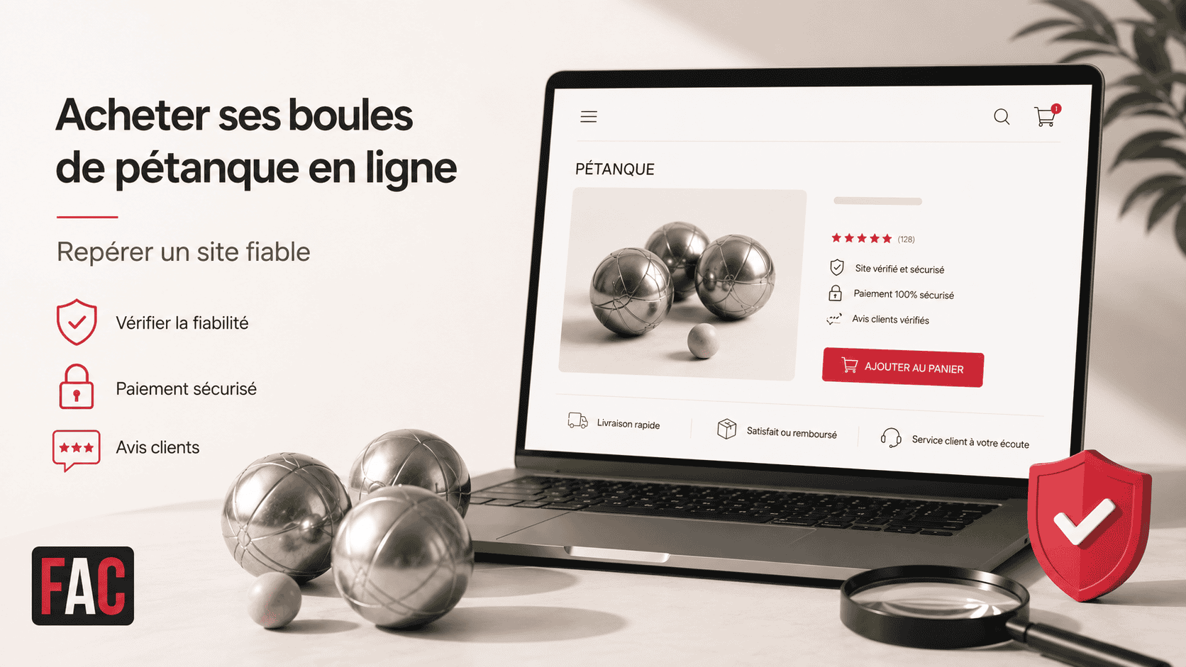 Acheter ses boules de pétanque en ligne : comment repérer un site fiable ?