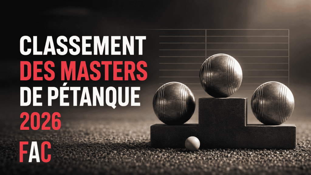 Classement des Masters de Pétanque 2026 : les Étoiles du Sud prennent la tête
