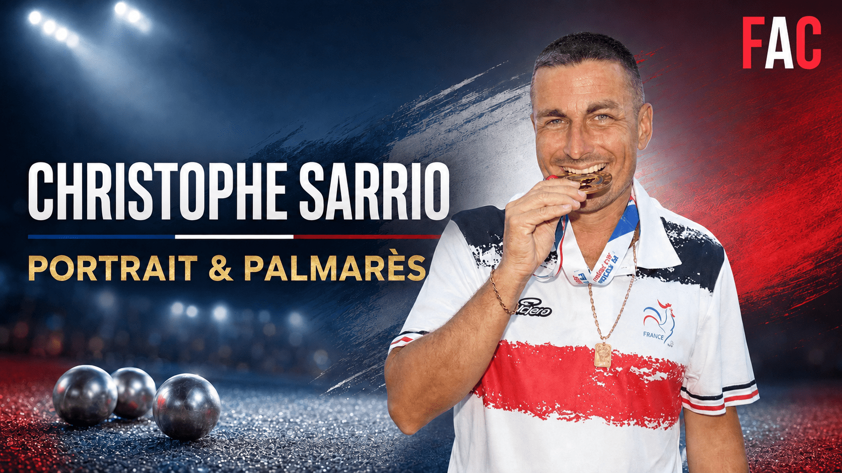 Christophe Sarrio : portrait et palmarès du champion de pétanque