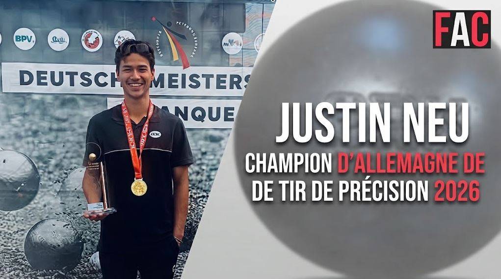 Justin Neu, champion d’Allemagne de tir de précision 2026