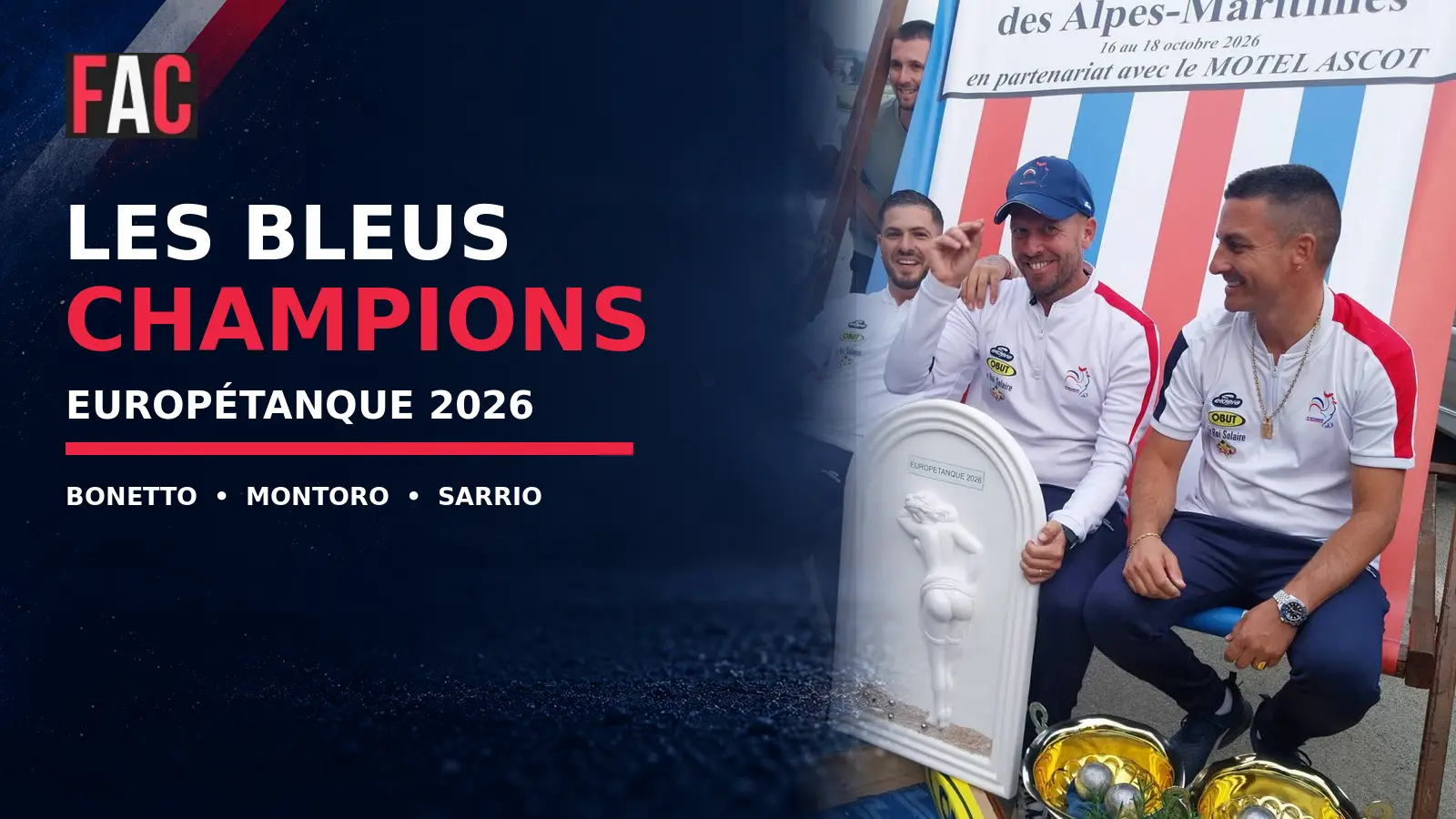 Europétanque des Alpes-Maritimes 2026 : résultats et vainqueurs